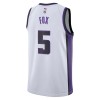 Dres Sacramento Kings De Aaron Fox Nike 2023-24 Association Edition Bijela Swingman